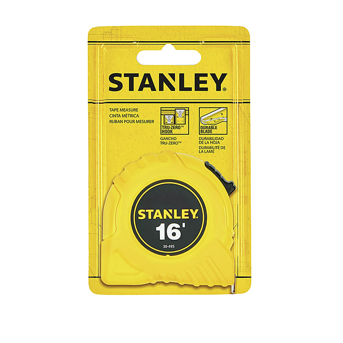 Stanley - 30-495 - 16 ft. L x 0.75 in. W Tape Measure - 1/Pack