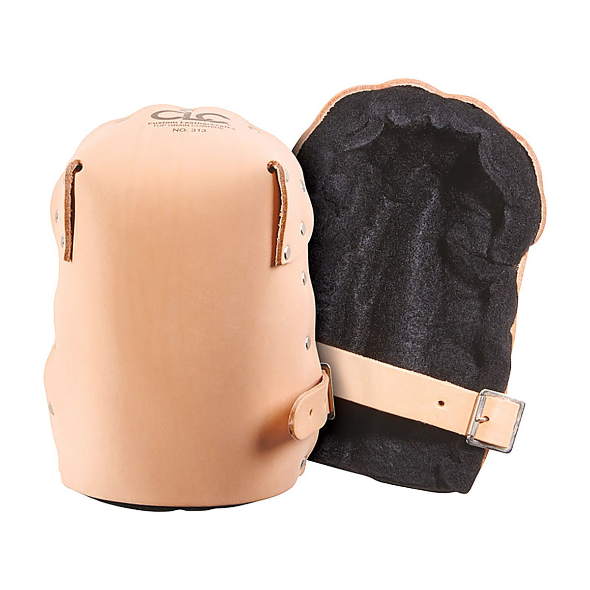 CLC - 309 - 7.5 in. L X 4.5 in. W Leather Knee Pads Brown