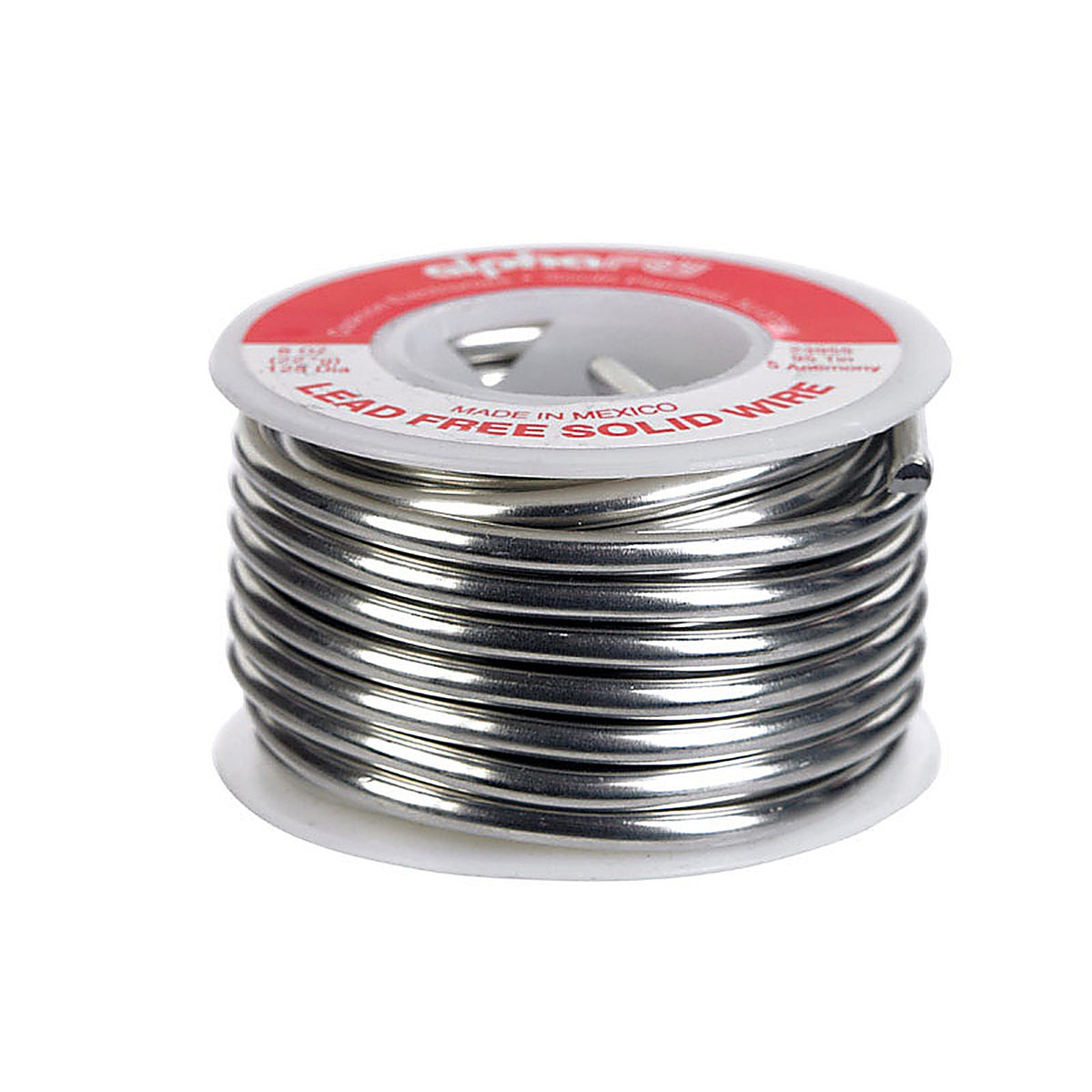 Alpha Fry - 23955 - 8 oz Lead-Free Solid Wire Solder 0.125 in. D Tin/Antimony 95/5 1 pc