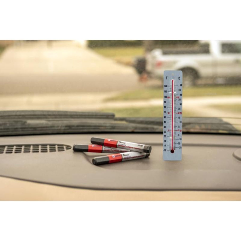 C.H. Hanson - 10384 - 4.5 in. L x 0.5 in. W Lumber Crayon Black Metal 1/pc.