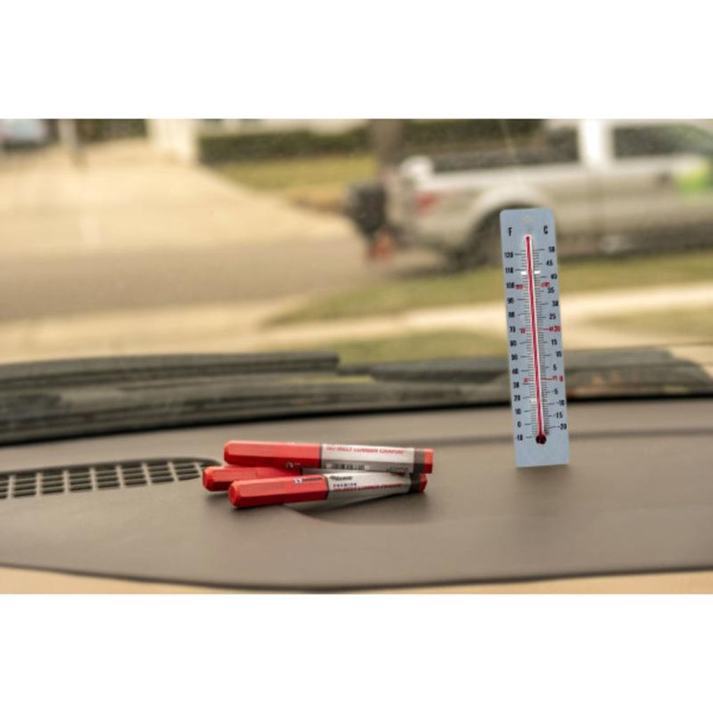 C.H. Hanson - 10382 - 4.5 in. L x 0.5 in. W Lumber Crayon Red Metal 1/pc.