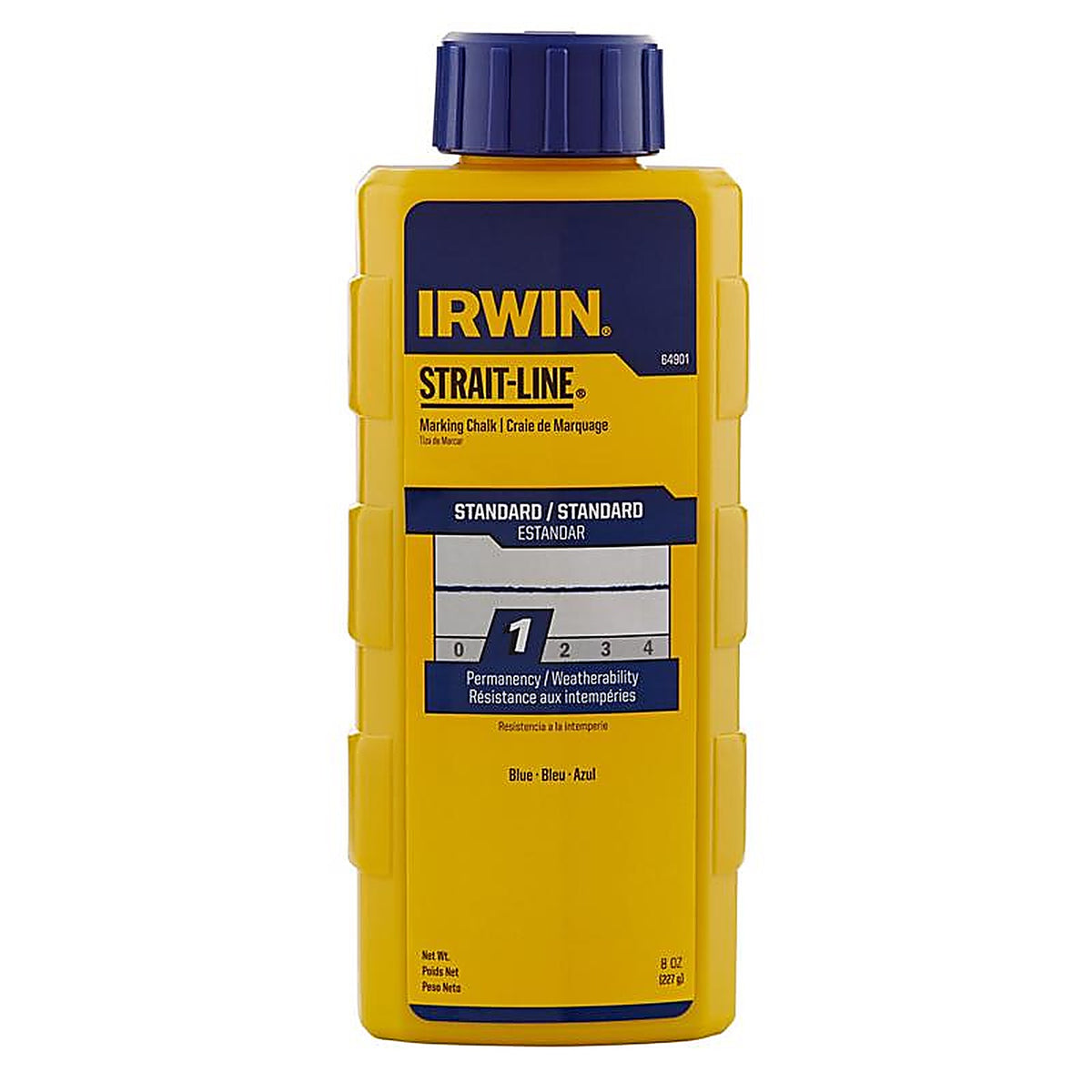 Irwin - 64901 - Strait-Line 8 oz. Permanent Marking Chalk Blue - 1/Pack