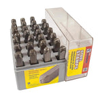 C.H. Hanson - 20200 - 1/8 in. Letter Stamp Set 27/pc.