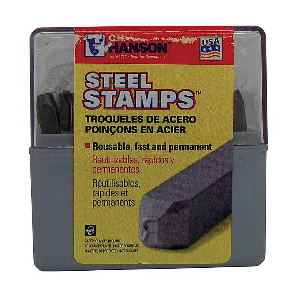 C.H. Hanson - 20200 - 1/8 in. Letter Stamp Set 27/pc.