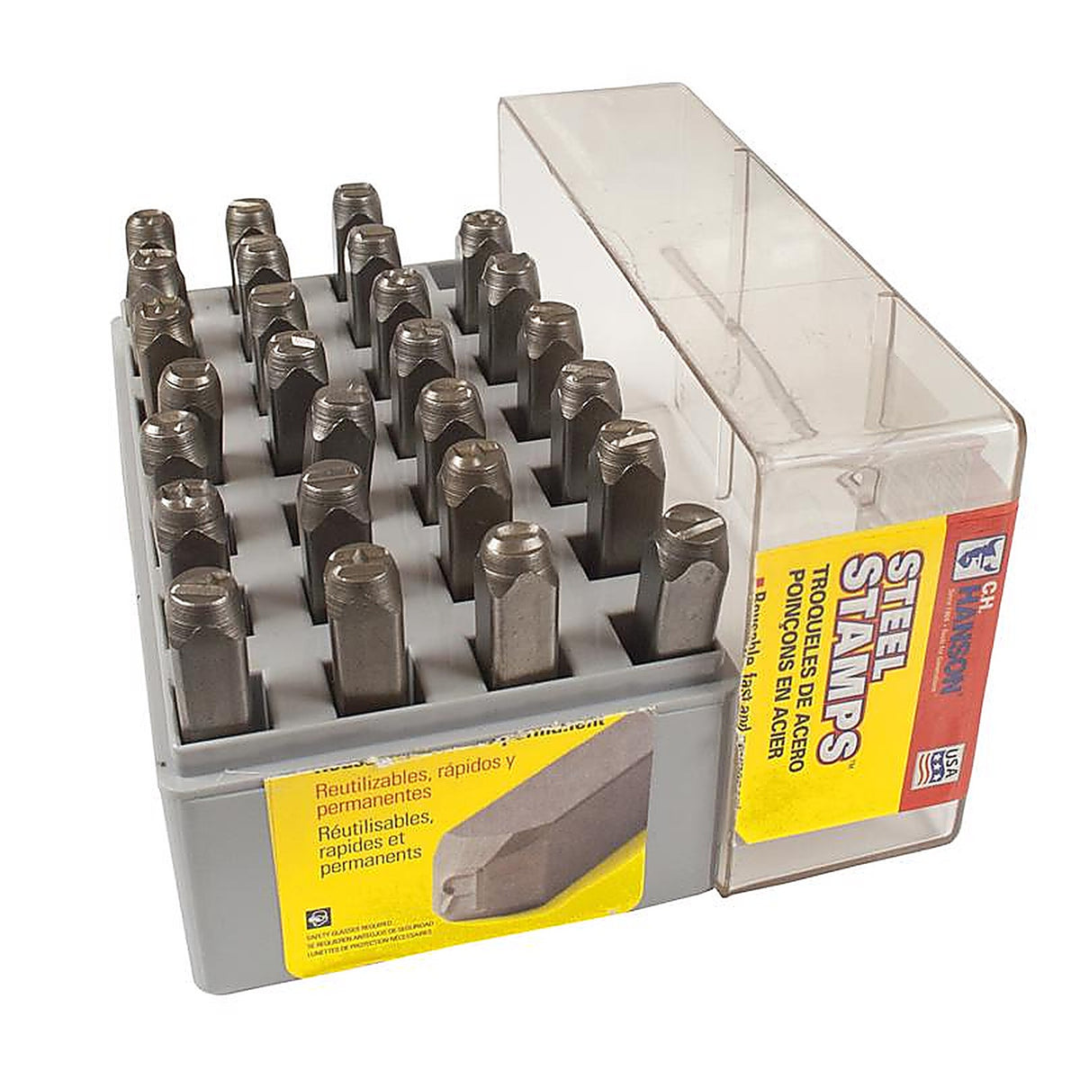 C.H. Hanson - 20300 - 1/4 in. Letter Stamp Set 27/pc.