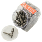 Best Way Tools - 84073 - Adapter Hex/Square 1/4 x 2 in. L Socket Adapter Carbon Steel 100/pc.