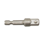 Best Way Tools - 84073 - Adapter Hex/Square 1/4 x 2 in. L Socket Adapter Carbon Steel 100/pc.