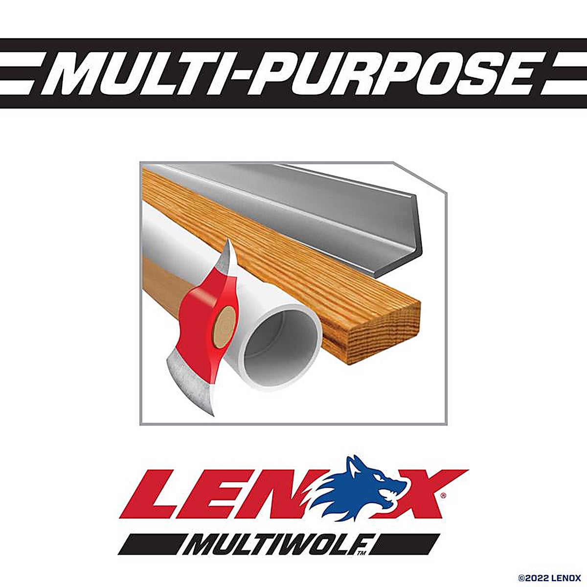 Lenox - 20592650R - 6 in. Bi-Metal Reciprocating Saw Blade 10/14 TPI - 2/Pack