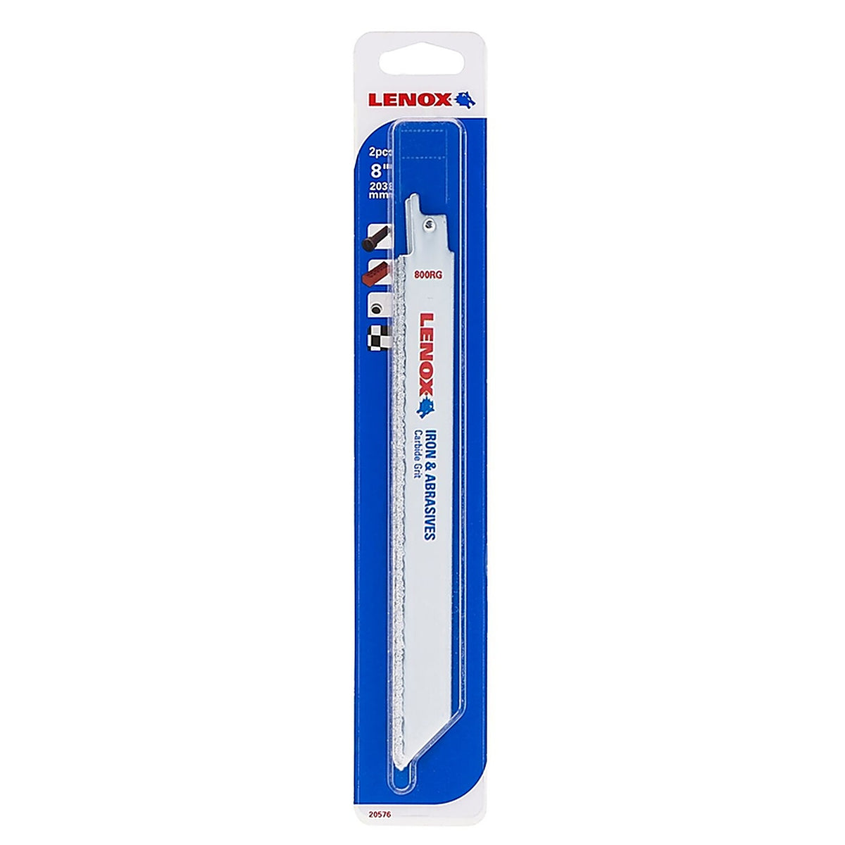 Lenox - 20576800RG - 10 in. Carbide Grit Reciprocating Saw Blade - 2/Pack