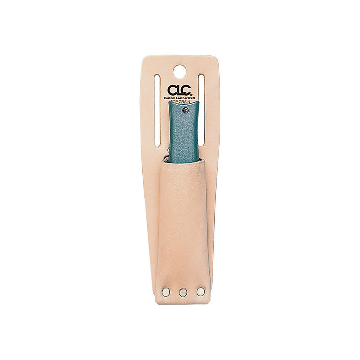CLC - 453 - 1 pocket Leather Utility Knife Sheath 3.3 in. L X 11 in. H Tan