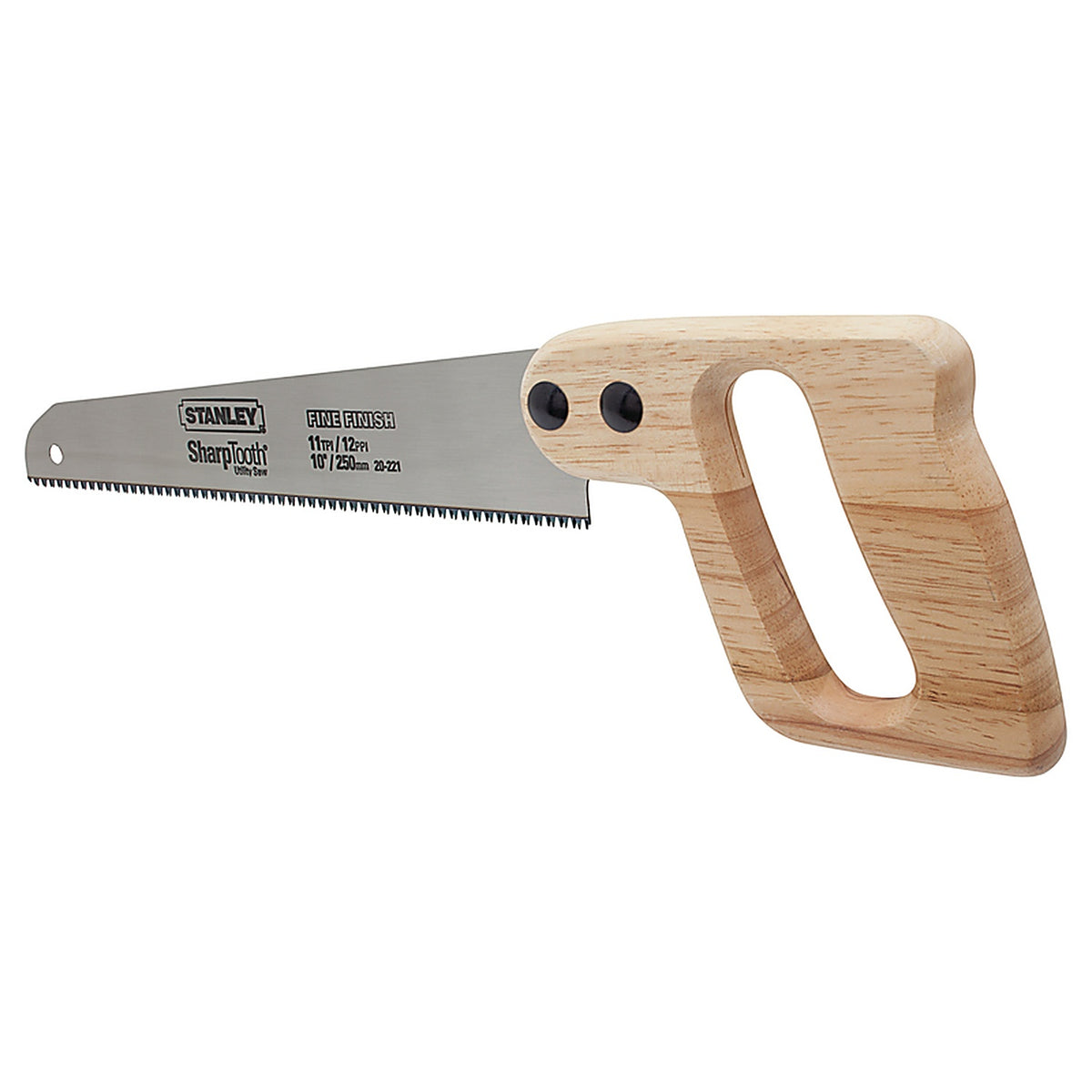 Stanley - 20-221 - SharpTooth 10 in. Carbon Steel Multi Hand Saw 11 TPI 1