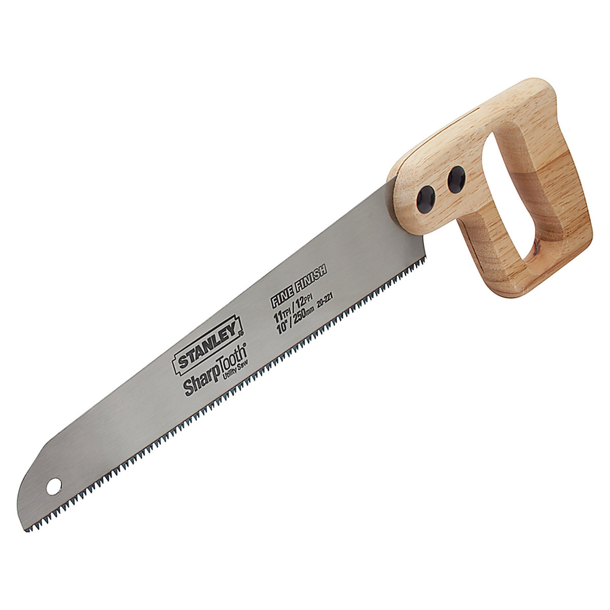 Stanley - 20-221 - SharpTooth 10 in. Carbon Steel Multi Hand Saw 11 TPI 1