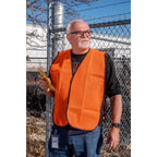 C.H. Hanson - 55100 - Reflective Polyester Mesh Safety Vest Orange One Size Fits All