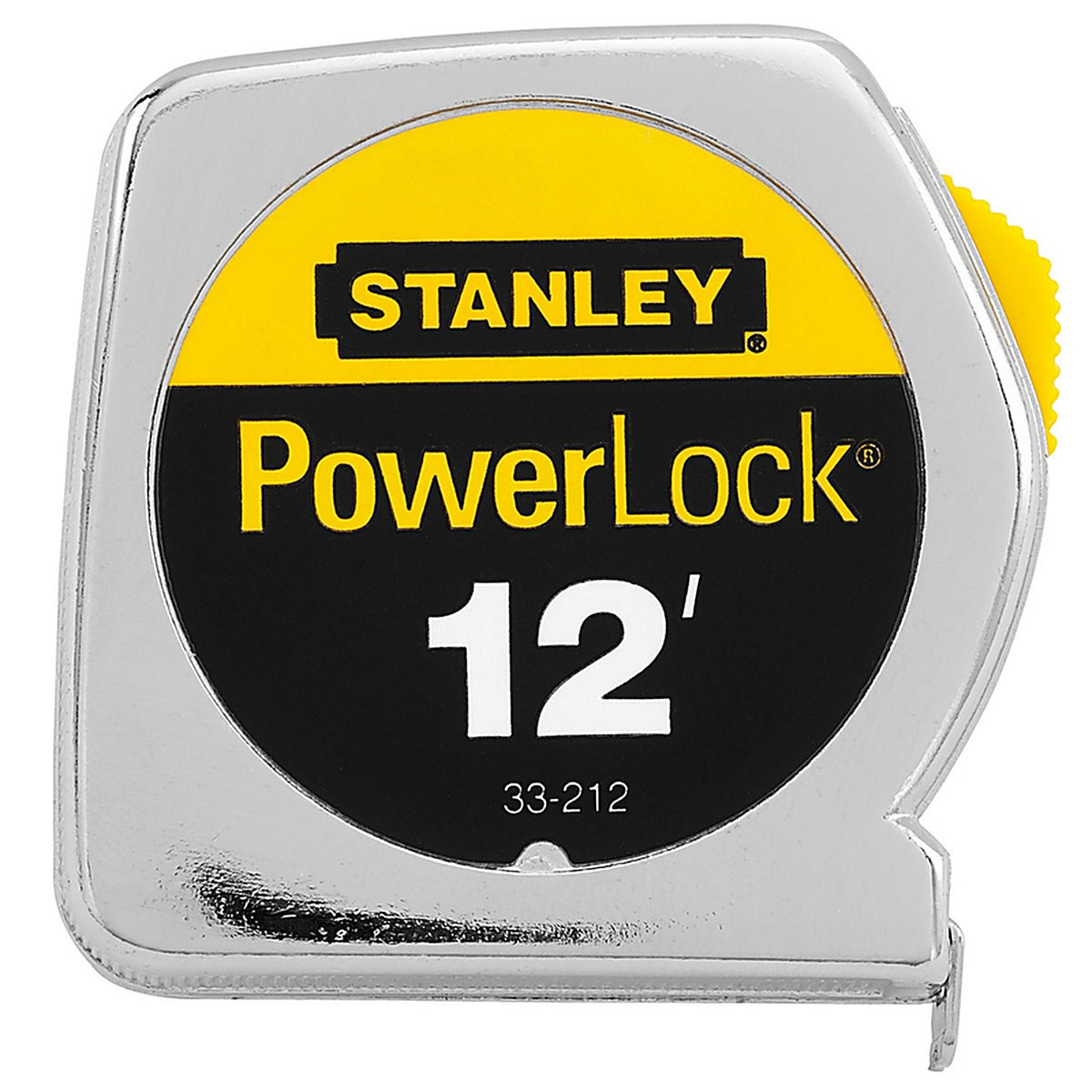 Stanley - 33-212 - PowerLock 12 ft. L x 0.5 in. W Tape Measure - 1/Pack