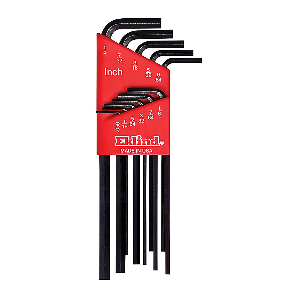 Eklind Tool - 10211 - Hex-L .050 in to 1/4 in SAE Long Arm Hex L-Key Set Multi-Size in. 11/pc.