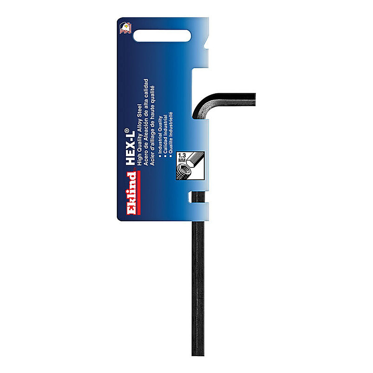 Eklind Tool - 14602 - 1.3mm Metric Long Arm Hex L-Key 2.84 in. 1/pc.