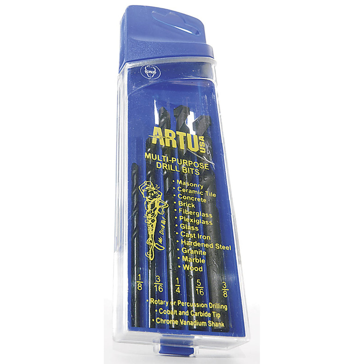 Artu - 1505 - Tungsten Carbide Tipped Drill Bit Set 5/pc.
