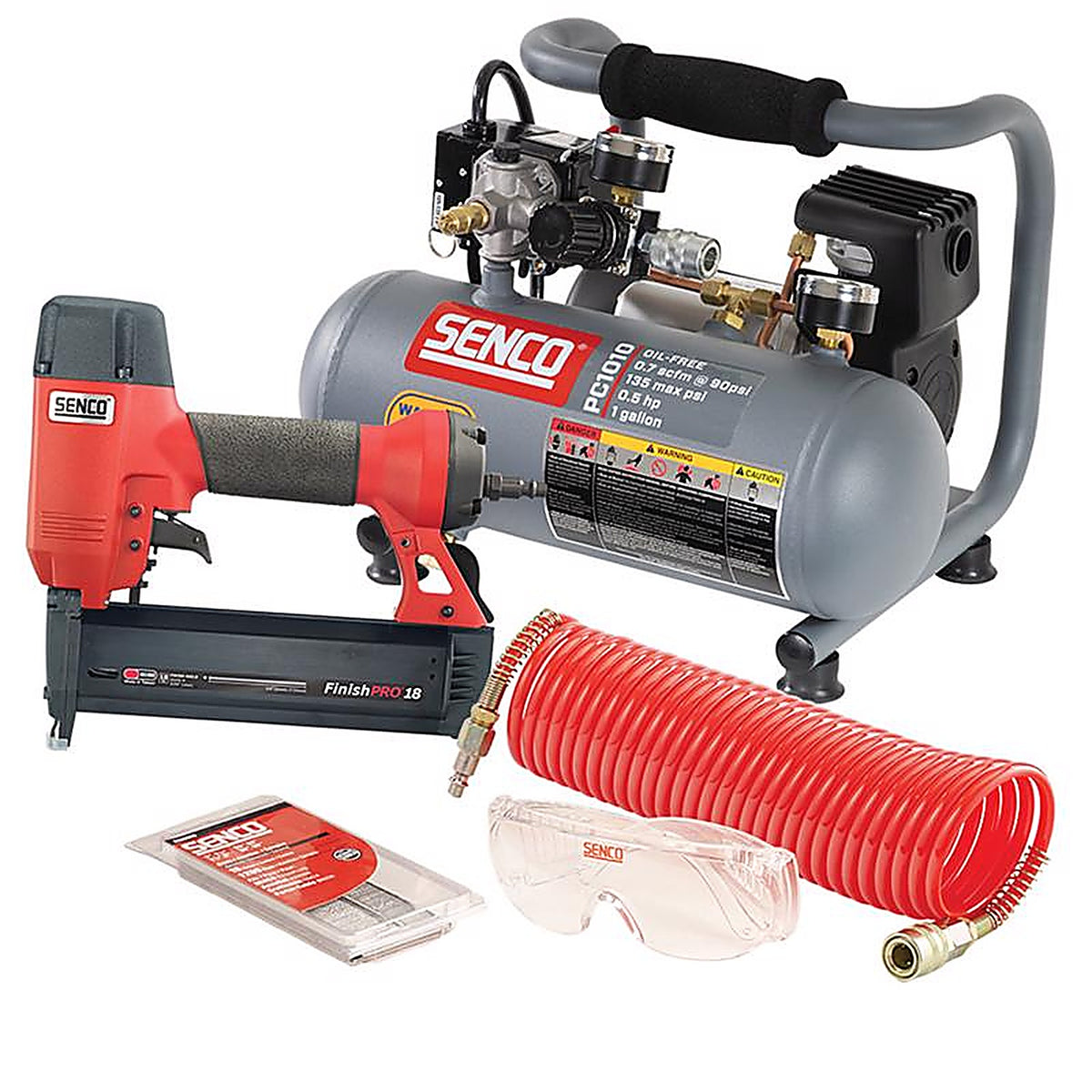Senco - PC0947 - FinishPro 18 Pneumatic 18 Ga. Brad Nailer Kit