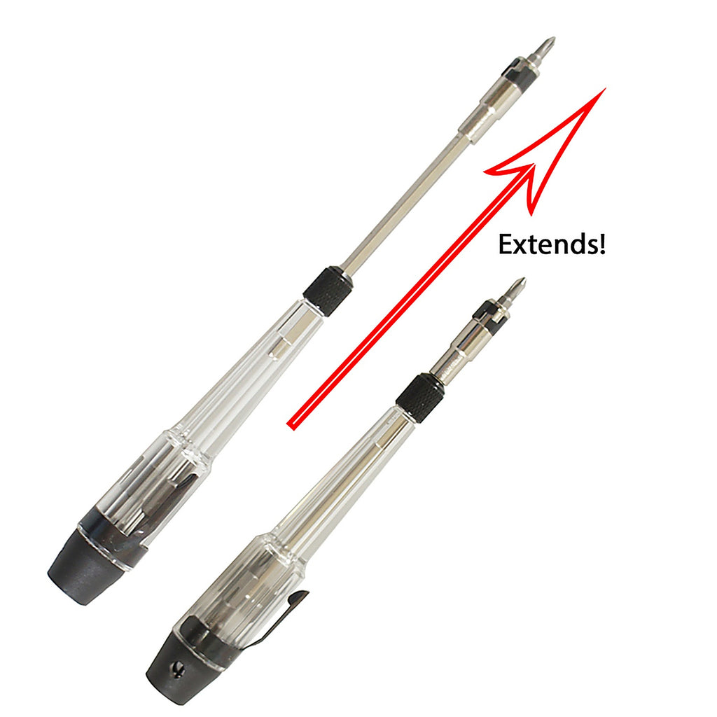 Best Way Tools - 60101 - 12-in-1 Screwdriver 8 1/4 in.