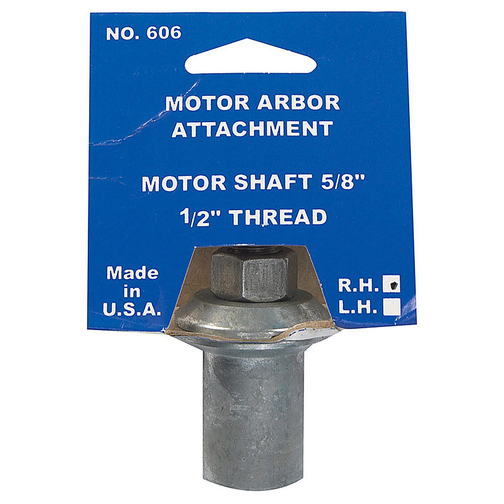 Chicago Die Casting - 606-6 - 3 inch in. L Work Arbor 5/8 in. 1/pc.