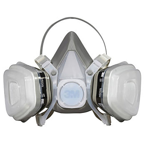3M - 53P71P1-C - P95 Paint Spray and Pesticide Cup Disposable Respirator Gray L 1 pc