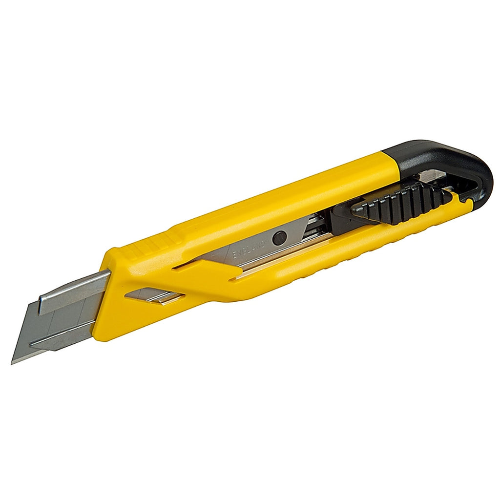 Stanley - 10-280 - Retractable Snap-Off Utility Knife Black/Yellow - 1/Pack