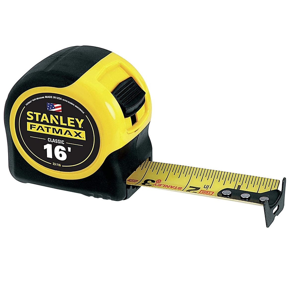 Stanley - 33-716 - FatMax 16 ft. L x 1.25 in. W Tape Measure - 1/Pack