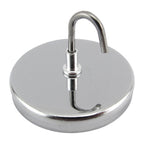 Master Magnetics - 7218 - Handi-Hook 1.25 in. Ceramic Magnetic Hook 20 lb. pull 3.4 MGOe Silver 1/pc.