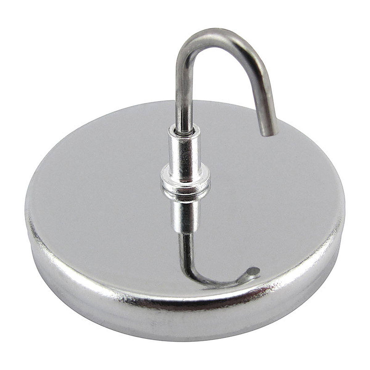Master Magnetics - 7218 - Handi-Hook 1.25 in. Ceramic Magnetic Hook 20 lb. pull 3.4 MGOe Silver 1/pc.