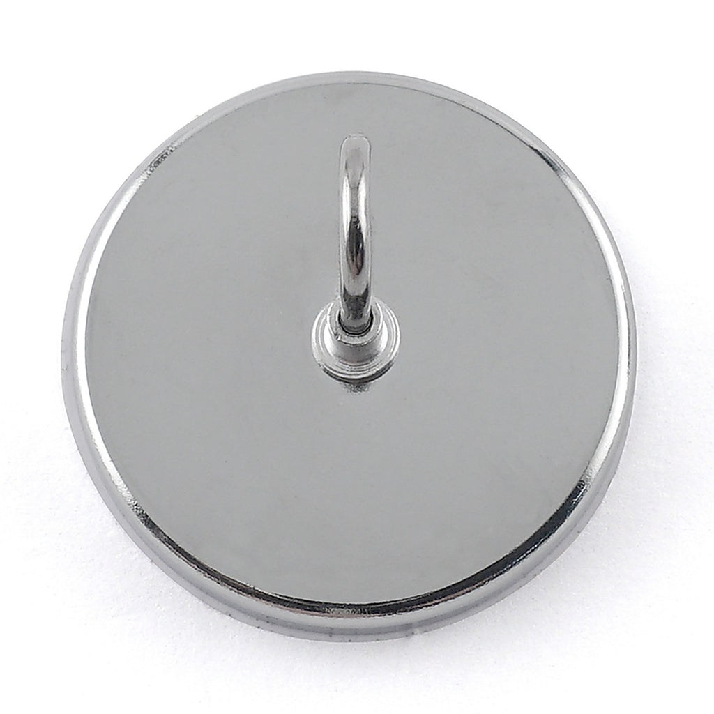Master Magnetics - 7218 - Handi-Hook 1.25 in. Ceramic Magnetic Hook 20 lb. pull 3.4 MGOe Silver 1/pc.