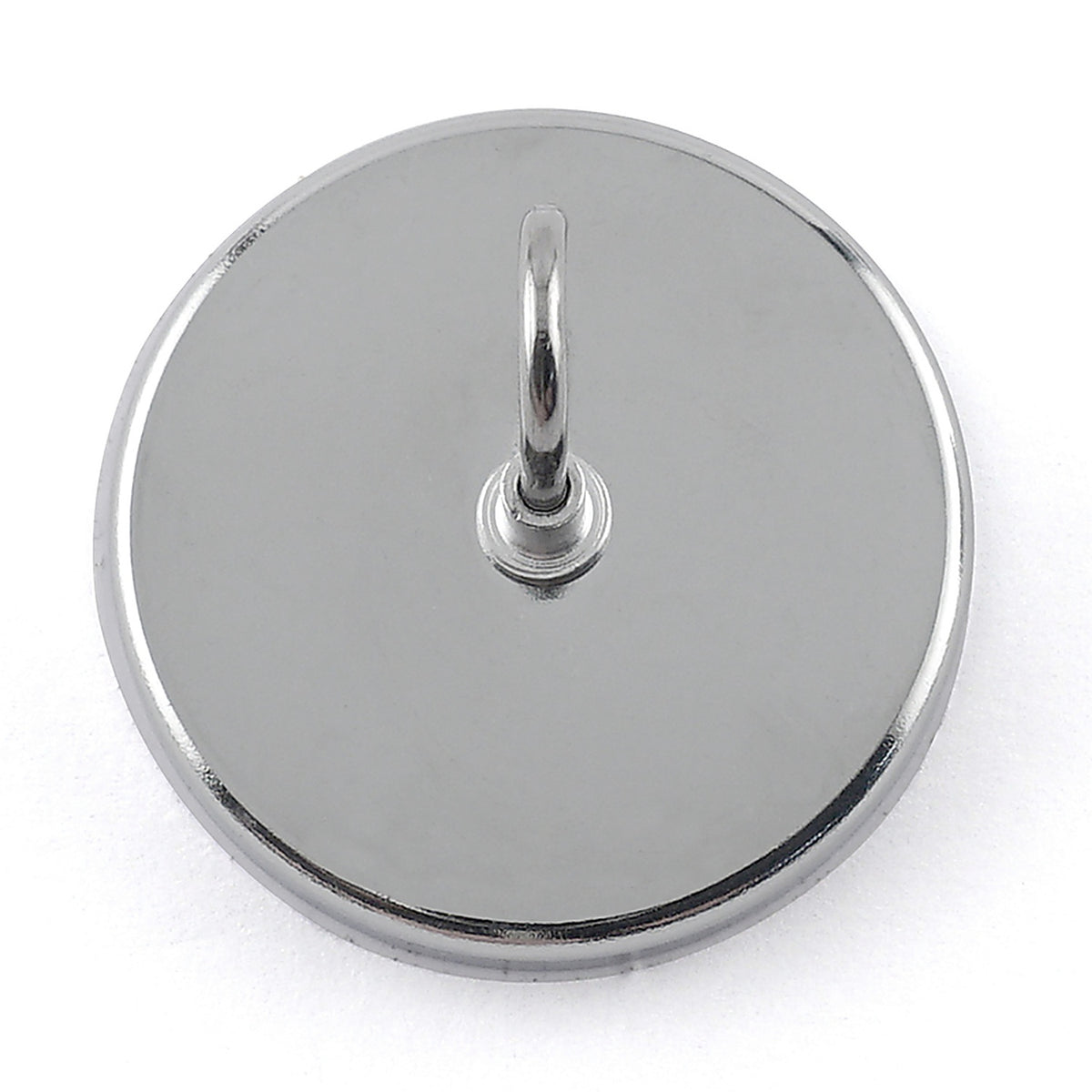 Master Magnetics - 7218 - Handi-Hook 1.25 in. Ceramic Magnetic Hook 20 lb. pull 3.4 MGOe Silver 1/pc.
