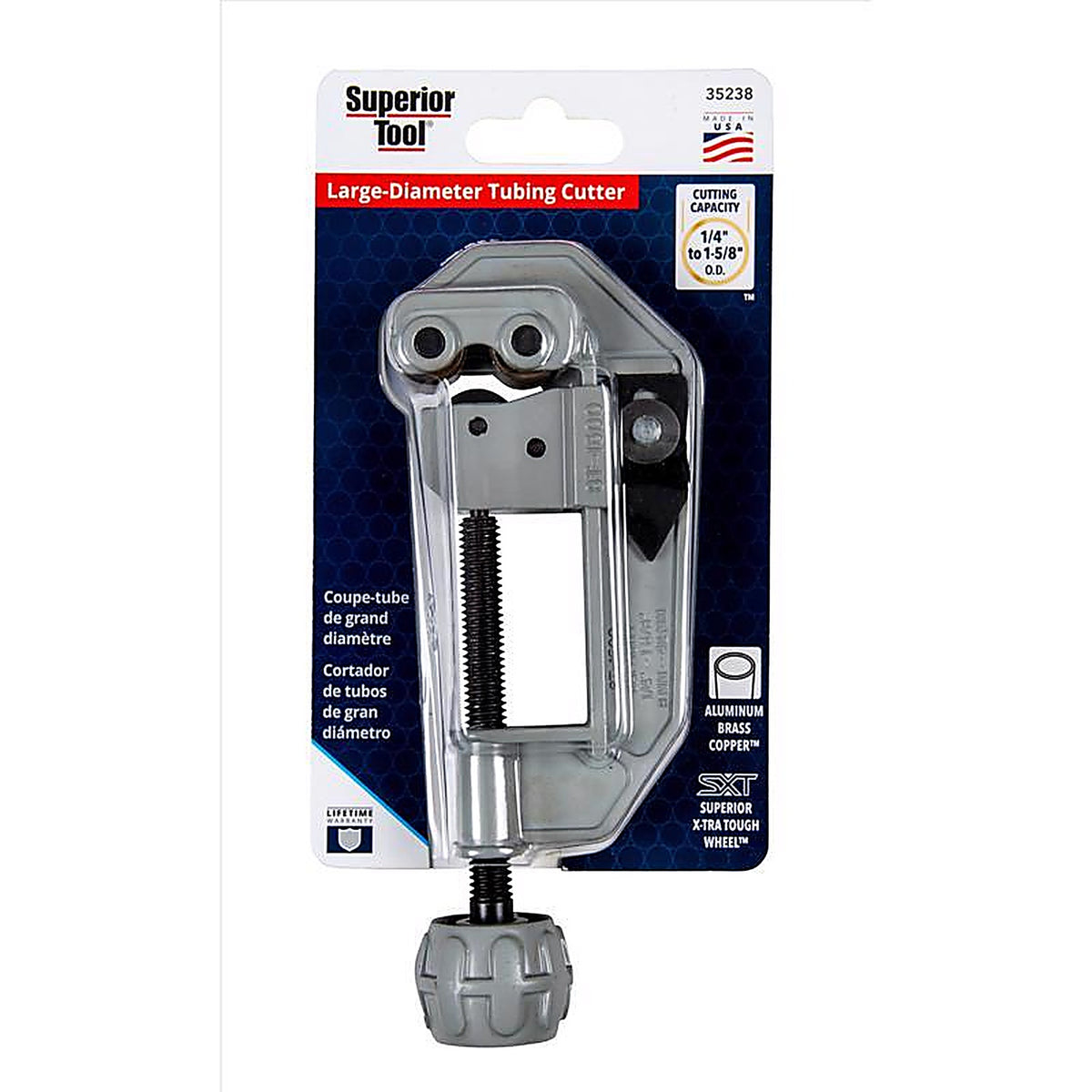 Superior Tool - 35238 - Pipe Cutter Black/Gray