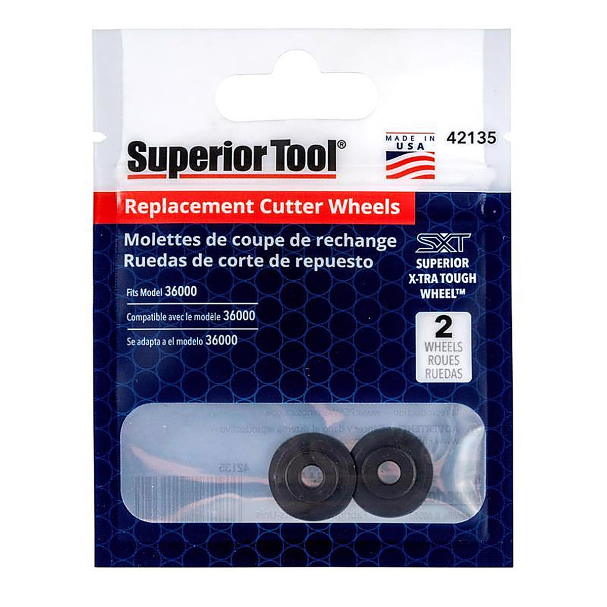 Superior Tool - 42135 - Replacement Cutter Wheel Black
