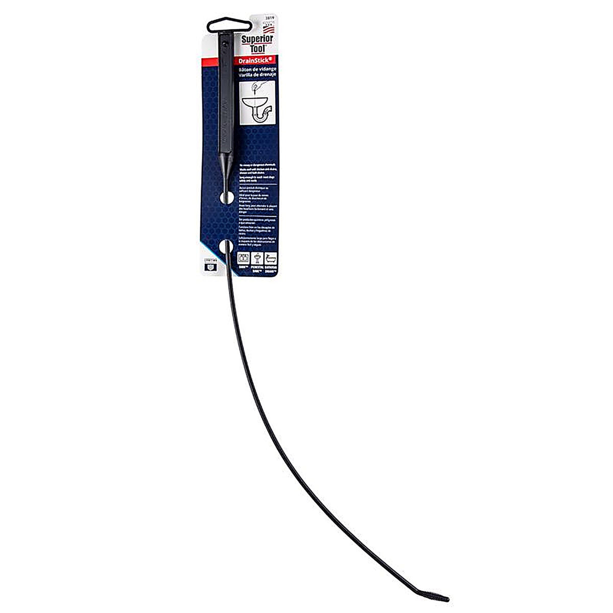 Superior Tool - 3819 - 1 ft. L Drain Opener
