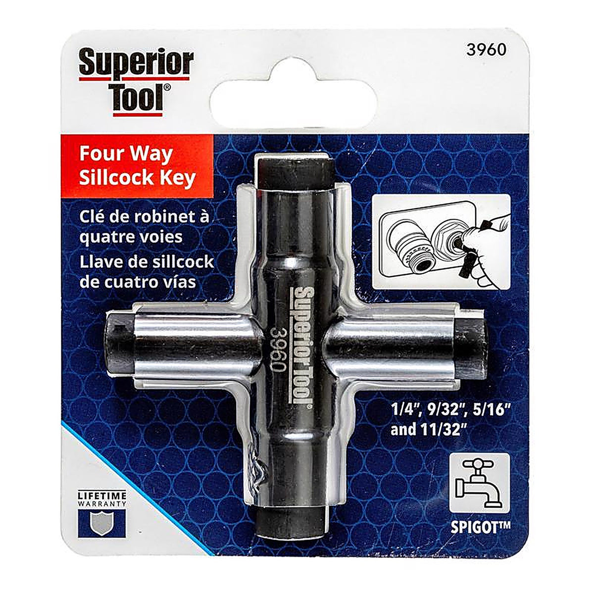 Superior Tool - 3960 - 11/32 inch Valve Key 1/pc.