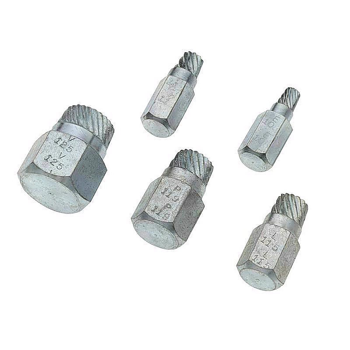 Superior Tool - 5250 - Steel Bolt Extractor Set 5/pc.