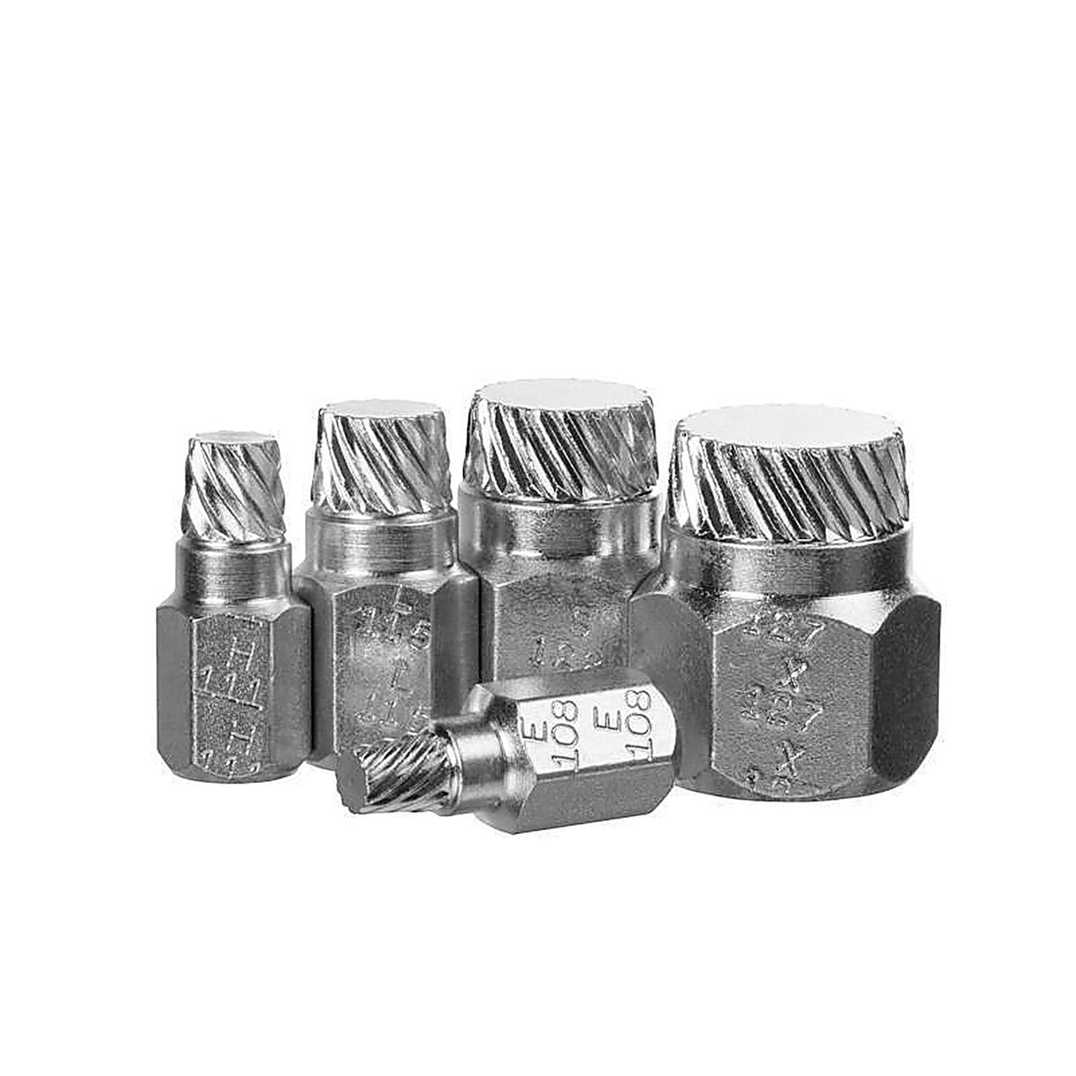 Superior Tool - 5250 - Steel Bolt Extractor Set 5/pc.