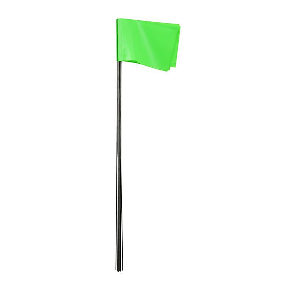 C.H. Hanson - 15067 - 15 in. Fluorescent Lime Marking Flags Polyvinyl - 10/Pack