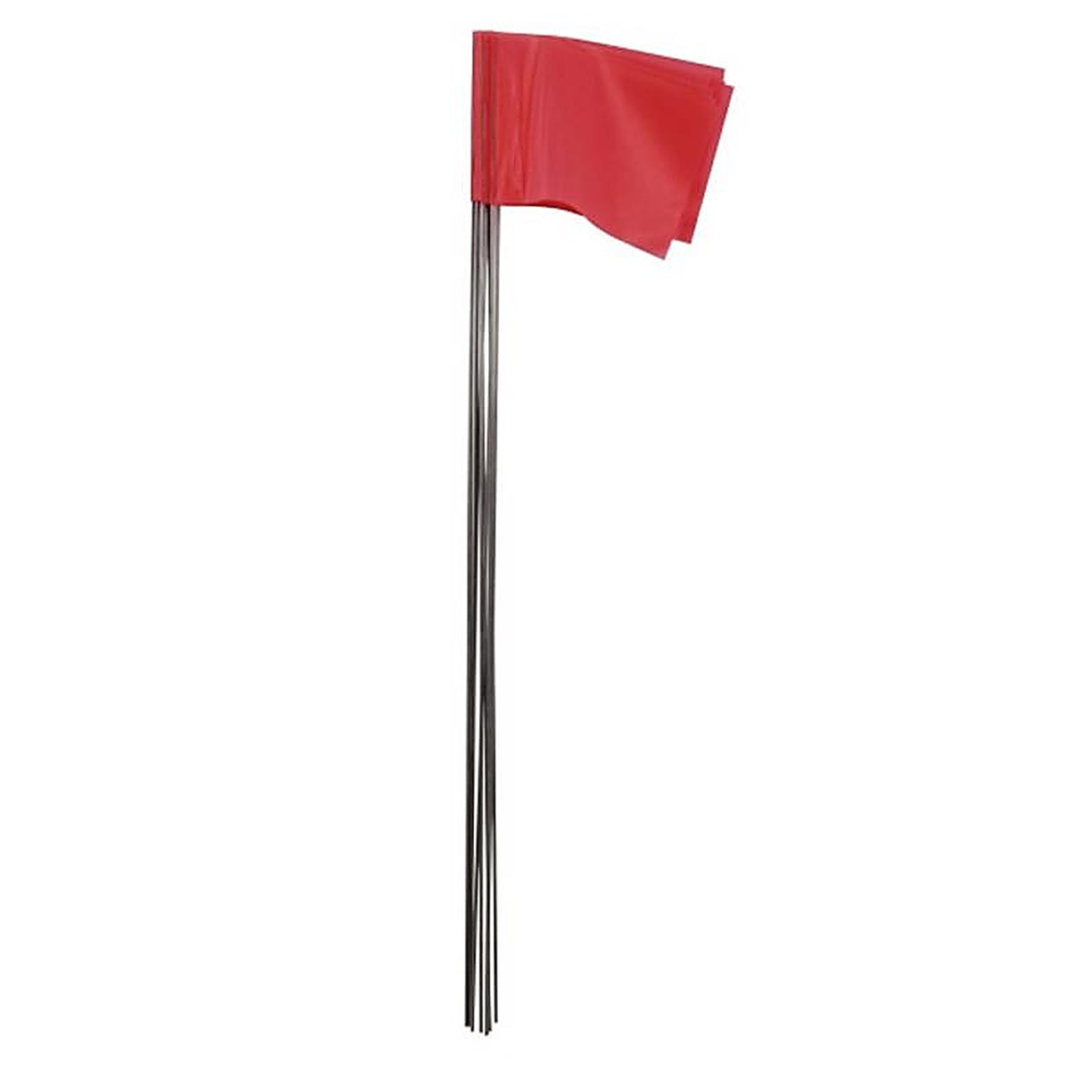 C.H. Hanson - 15065 - 15 in. Fluorescent Red Marking Flags Polyvinyl - 10/Pack