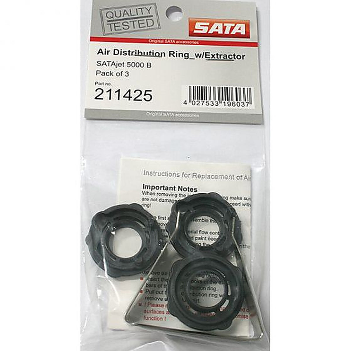 SATA - 211425 - Air Distribution Ring, Use with: SATAjet 5000 B Spray Gun