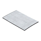 Master Magnetics - 7010 - 2 in. W x 3 in. L Magnetic Tape Strips Black