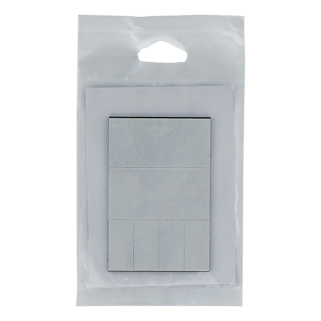 Master Magnetics - 7010 - 2 in. W x 3 in. L Magnetic Tape Strips Black