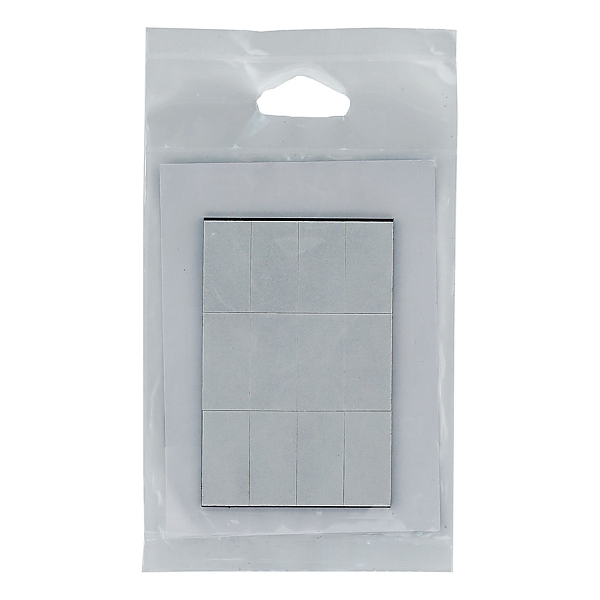 Master Magnetics - 7010 - 2 in. W x 3 in. L Magnetic Tape Strips Black