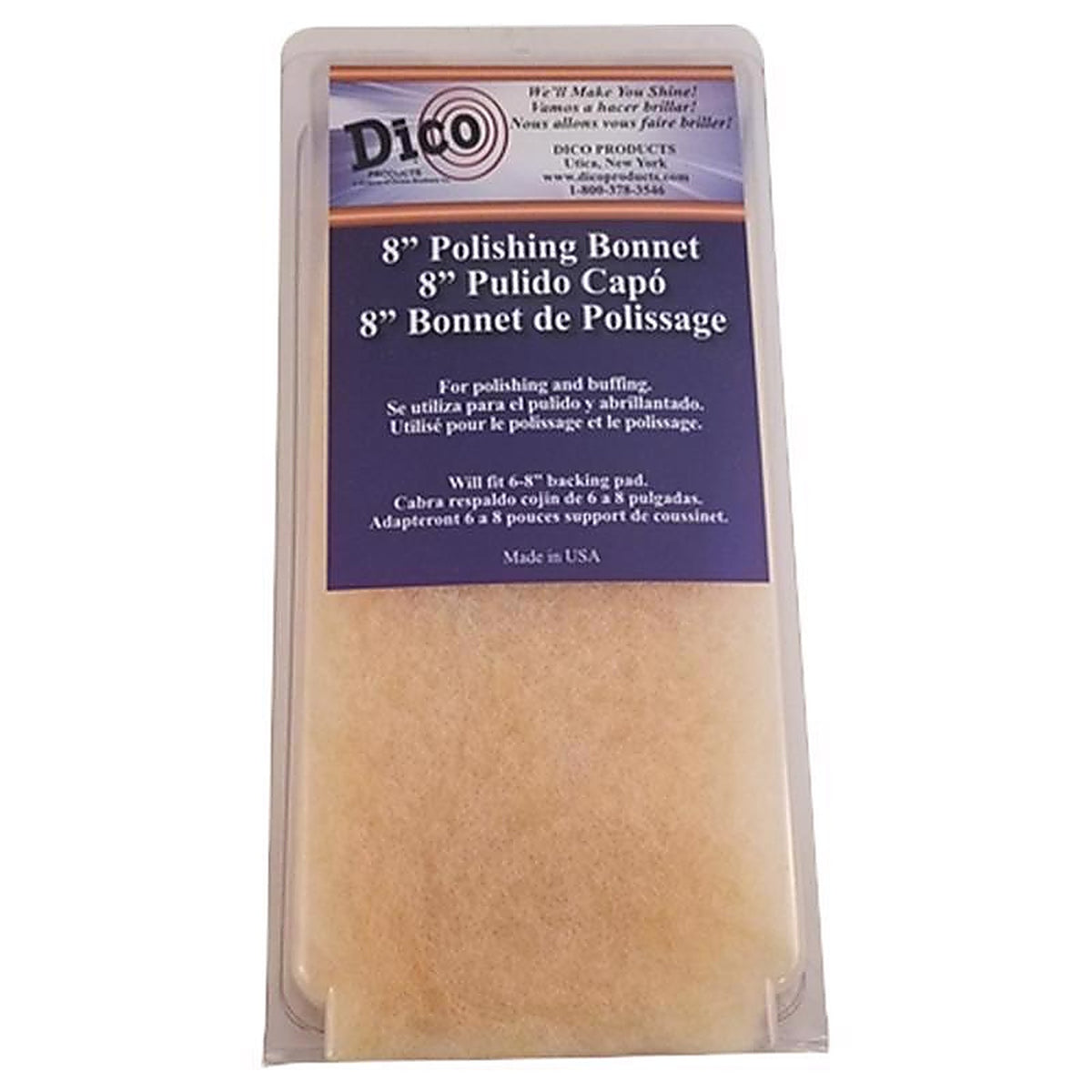 Dico - 584-45730 - Synthetic Fiber Polishing Bonnet