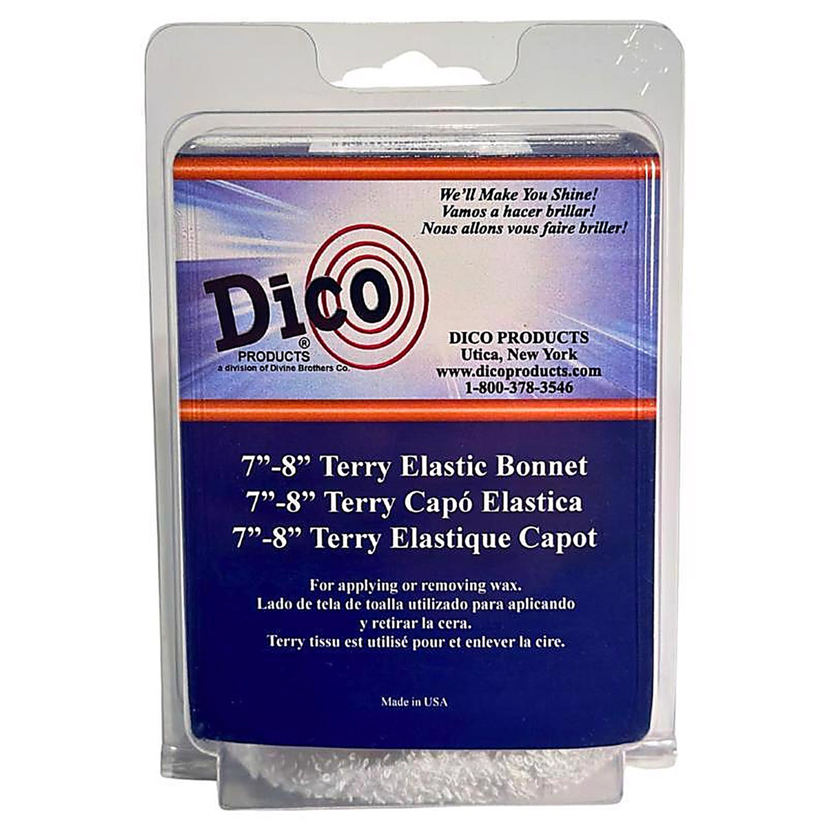 Dico - 58443605 - Terry Cloth Polishing Bonnet