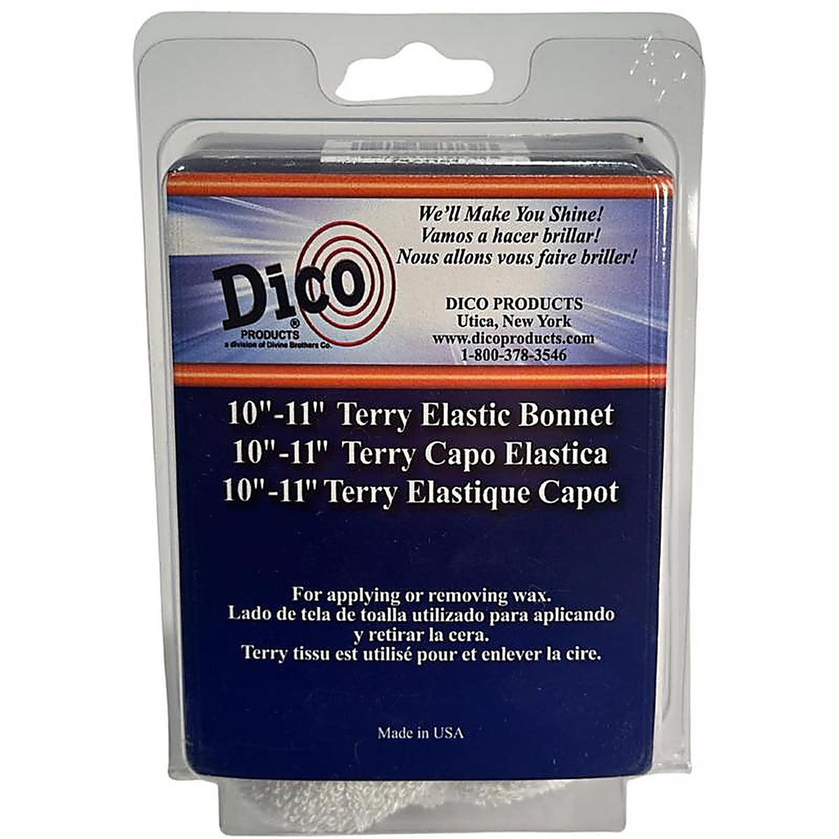 Dico - 58443730 - Terrycloth Fabric Polishing Bonnet