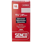 Senco - AX18EAA - 1-5/8 in. 18 Ga. Straight Strip Brad Nails Smooth Shank - 5000/Pack
