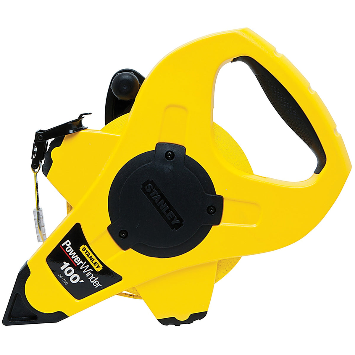 Stanley - 34-760 - PowerWinder 100 ft. L x 0.5 in. W Fiberglass Long Tape Measure - 1/Pack