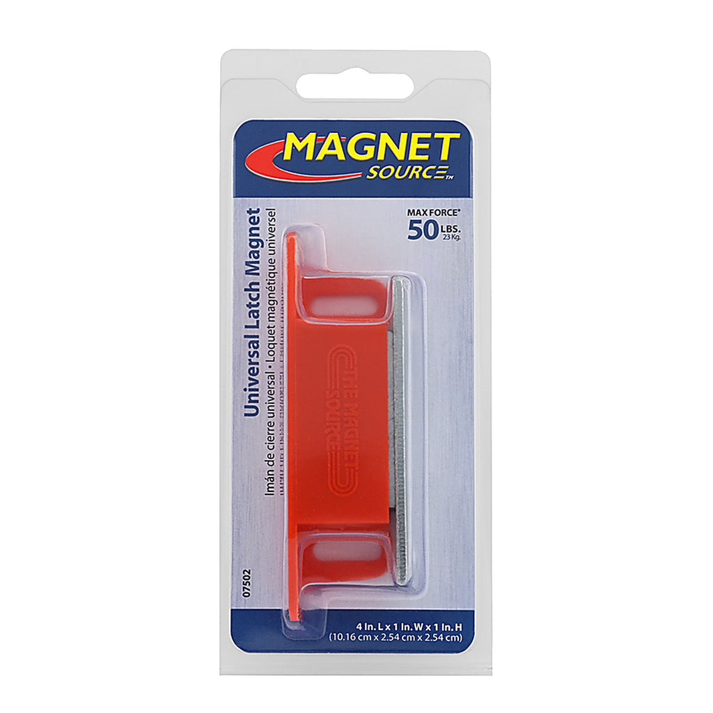 Master Magnetics - 7502 - 4.25 in. Ceramic Latch Magnet 50 lb. pull 3.4 MGOe Red 1/pc.