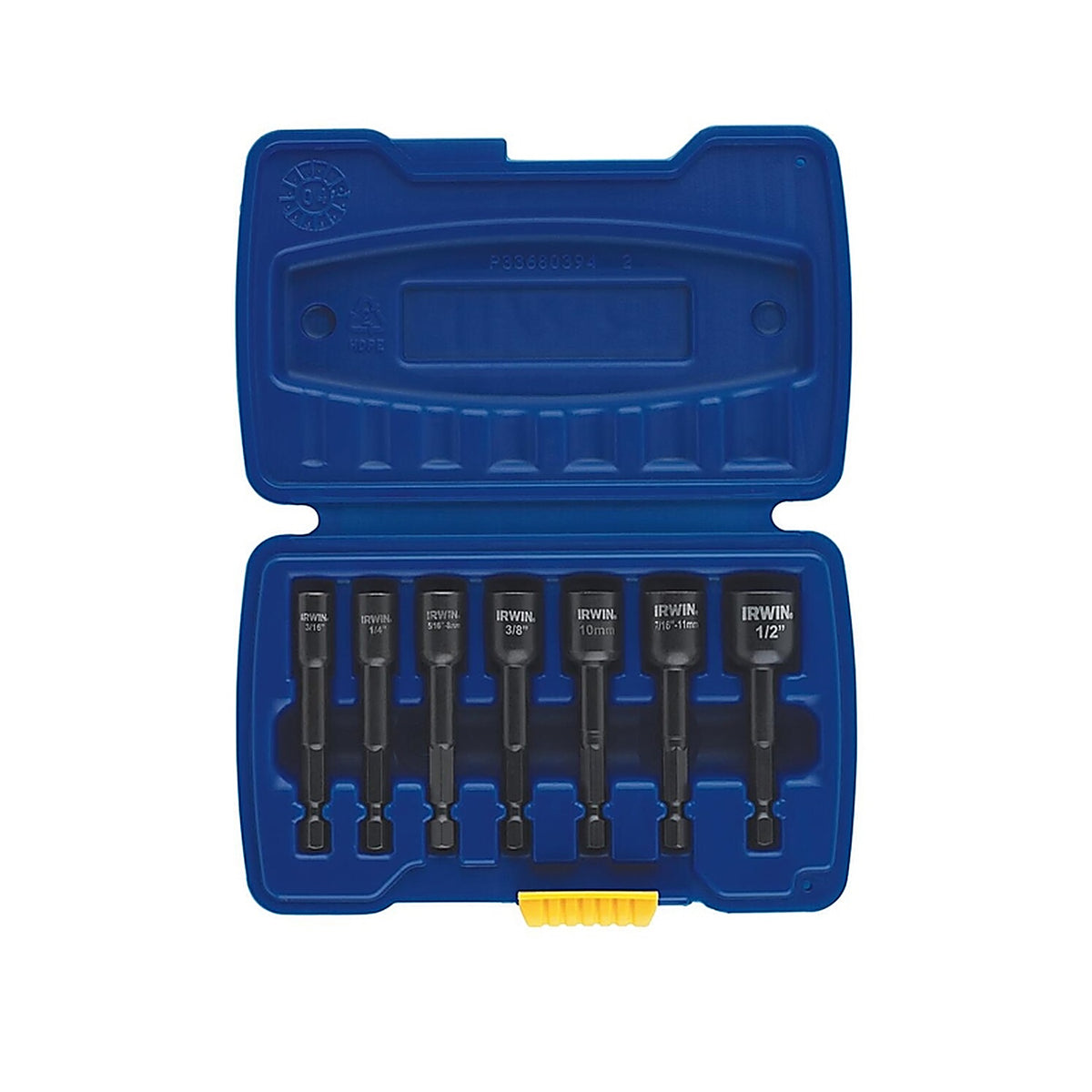 Irwin - 394100 - POWER-GRIP 1/2 in. High Carbon Steel Double-Ended Screw Extractor Set 4 in. 7/pc.